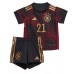 Tyskland Ilkay Gundogan #21 Replika babykläder Bortaställ Barn VM 2022 Kortärmad (+ korta byxor)